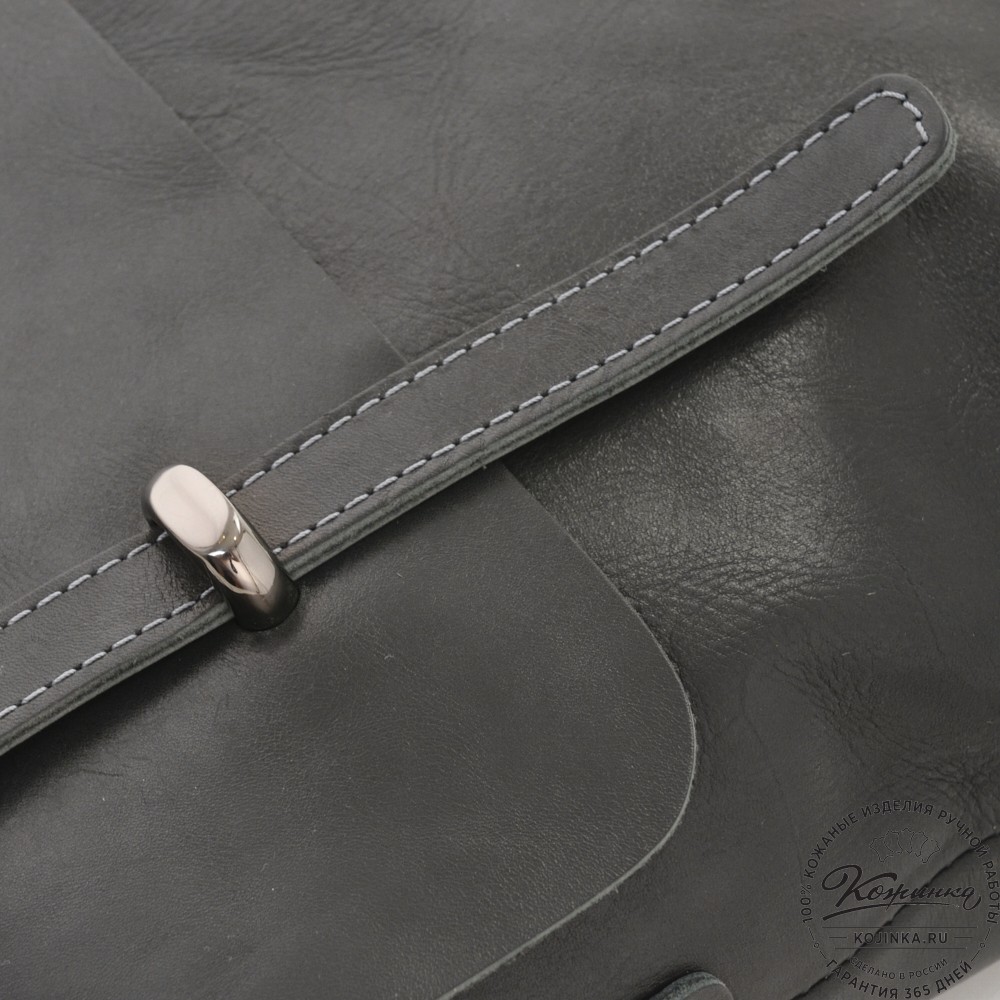 Кожаный портфель "Англетер" (черный)