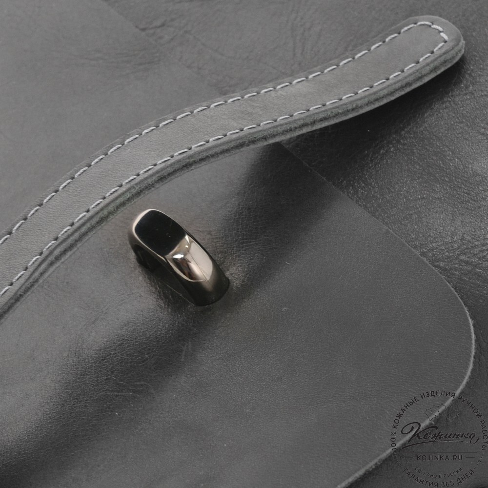 Кожаный портфель "Англетер" (черный)