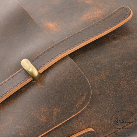 Кожаный портфель "Англетер" (коричневый эксклюзив)