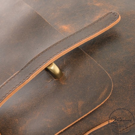 Кожаный портфель "Англетер" (коричневый эксклюзив)