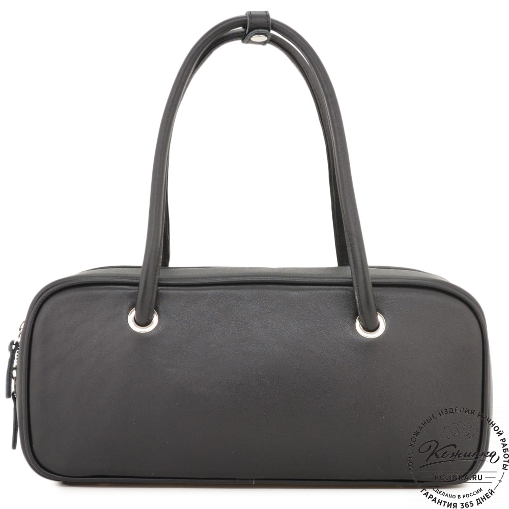 Женская кожаная сумка "Тамань" (черный)