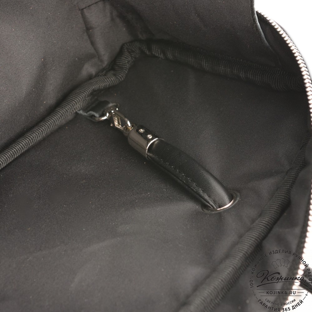 Женская кожаная сумка "Тамань" (черный)