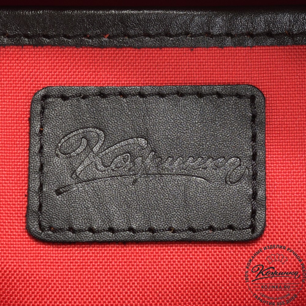 Женская кожаная сумка "Византия" (черная)