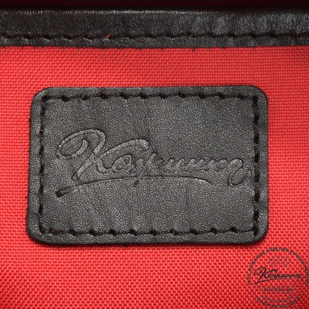 Женская кожаная сумка "Византия" (черная)