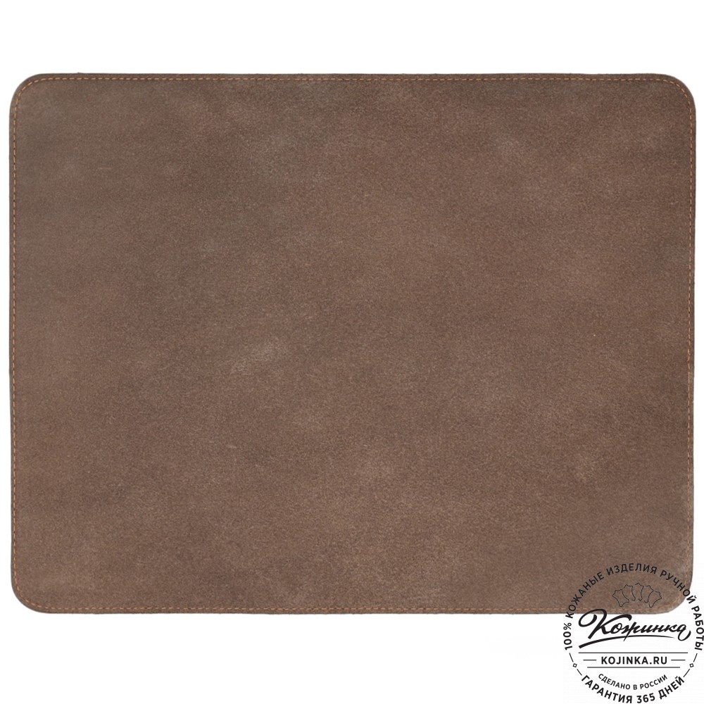 Бювар кожаный для рабочего стола (коричневый)