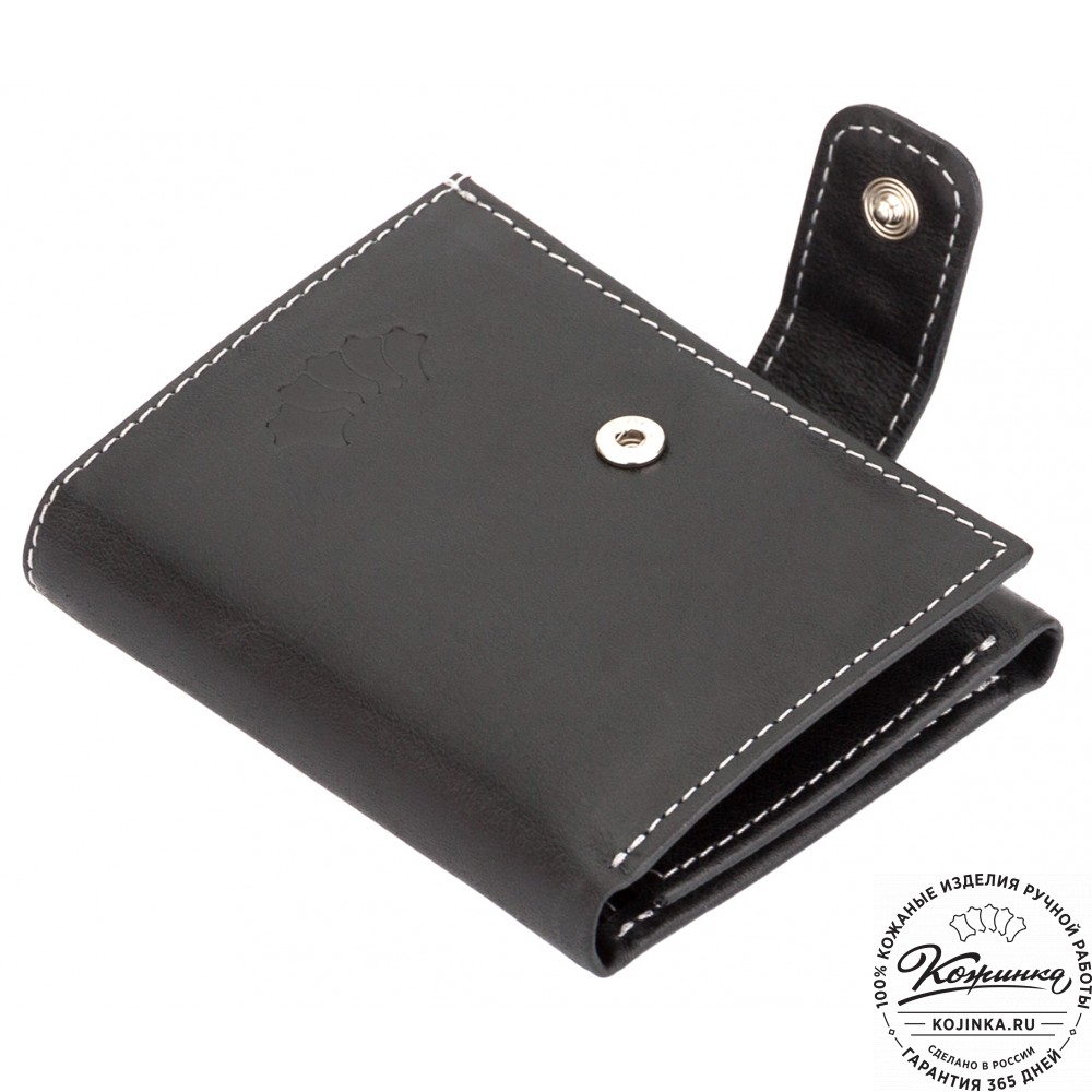 Кожаное портмоне "Германия" (чёрное)