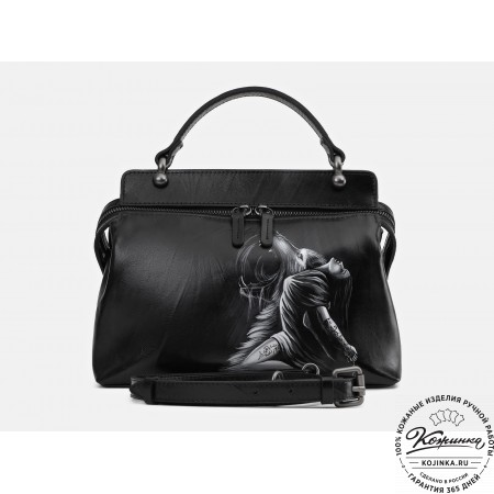 Женская кожаная сумка "Орнелла"  "Волчица"