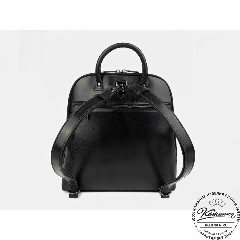 Кожаный рюкзак "Зимний вечер" 