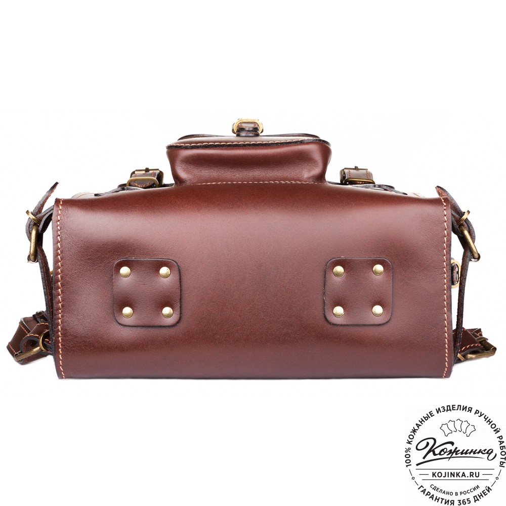 Кожаный ранец "Максимус 3" (коричневый)