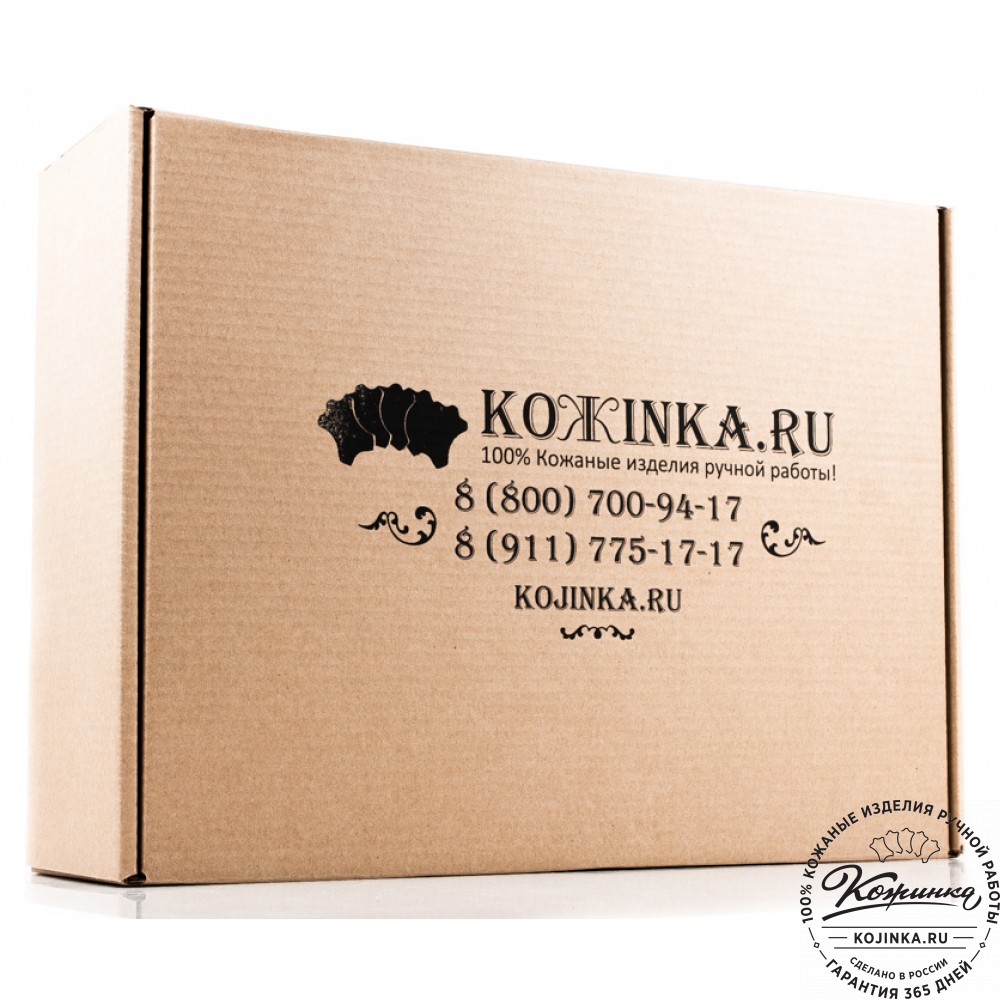 Кожаная мужская сумка-рюкзак "Генри" (чёрная)