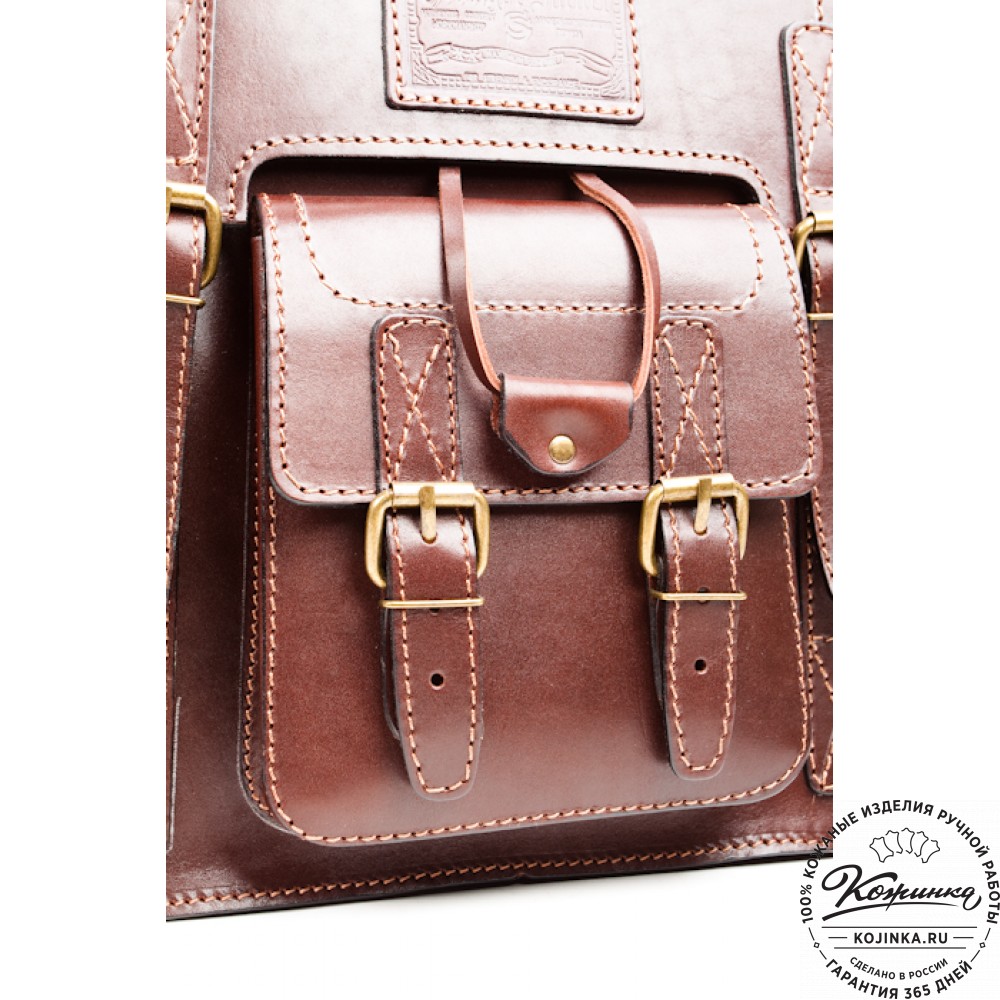 Кожаный рюкзак "Кэмэл" (коричневый)