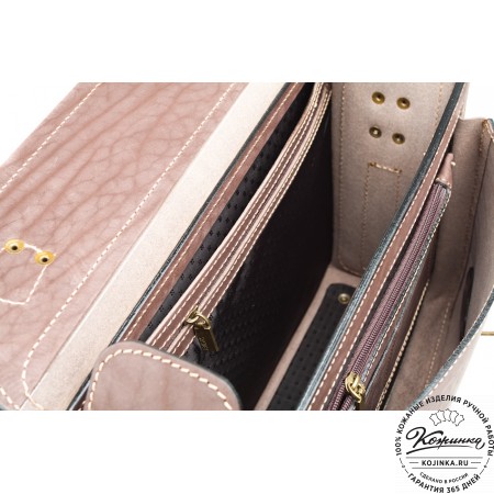 Кожаный портфель "Француз" (коричневый)