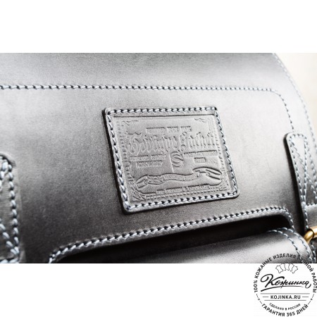 Кожаный рюкзак "Кэмэл" (чёрный)