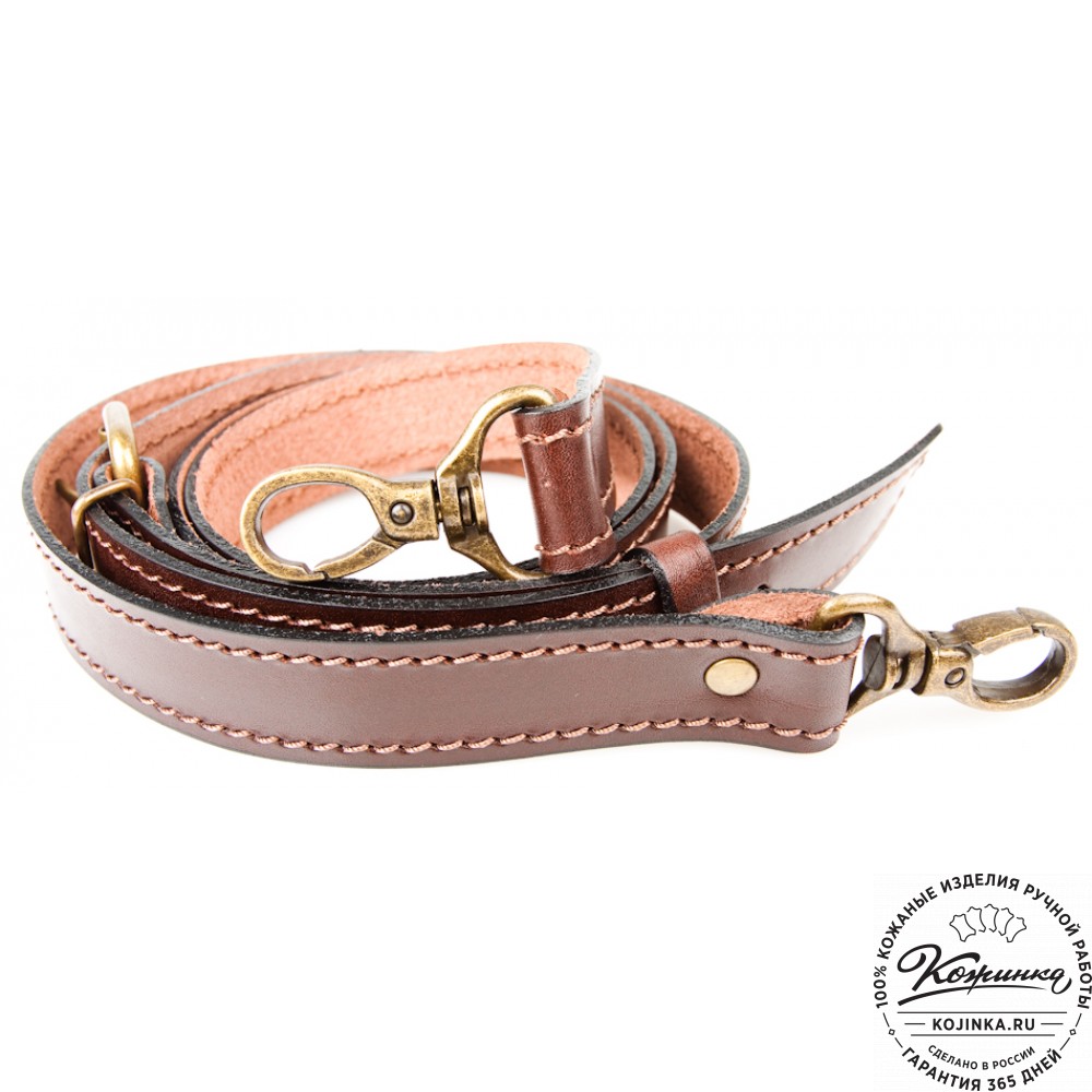 Мужской кожаный портфель "Оптима II" (коричневый)