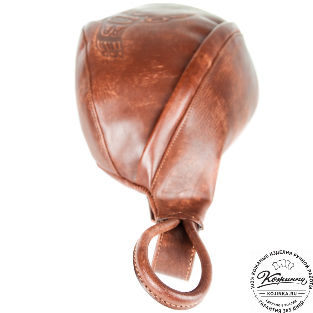 Кожаный рюкзак "Эль-Пасо" (светло-коричневый)