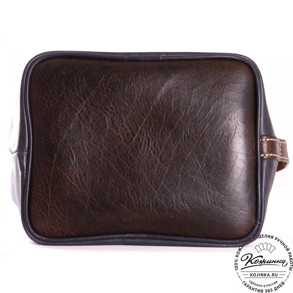 Кожаная сумка "Хлоя" (синяя)